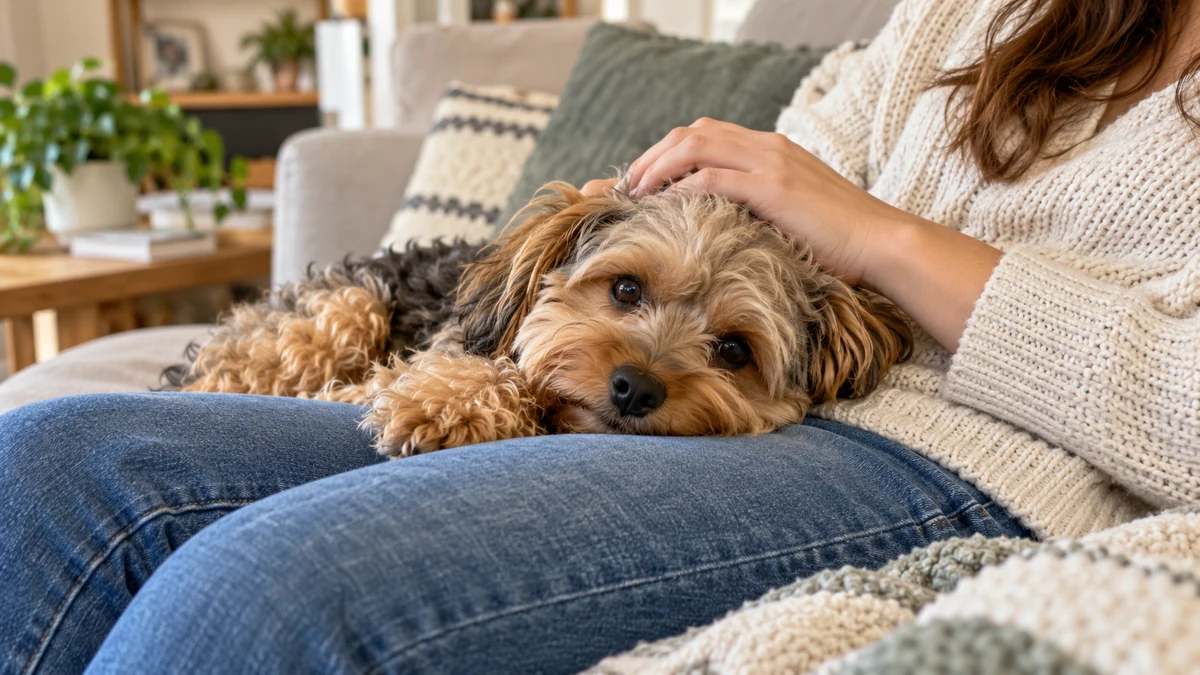 Yorkipoo köpek — banyo ve temizlik