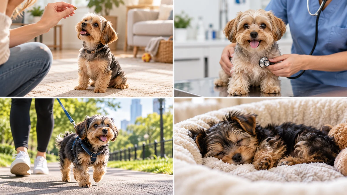 Yorkipoo ilan — uyuyan Yorkipoo yavru ilan fotoğrafı